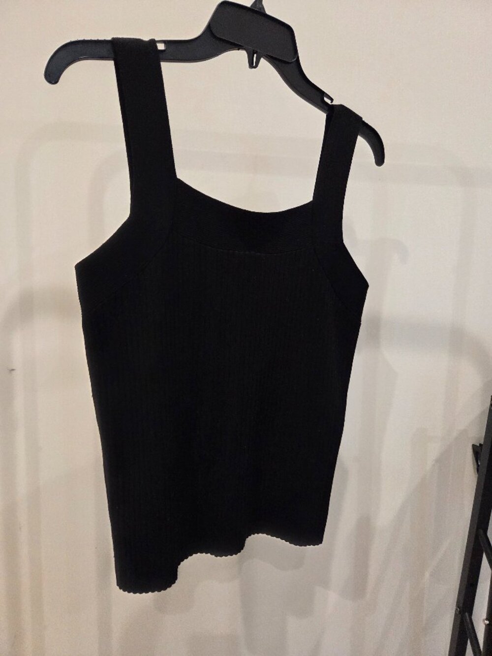 Ann Taylor Black Knit Tank Top